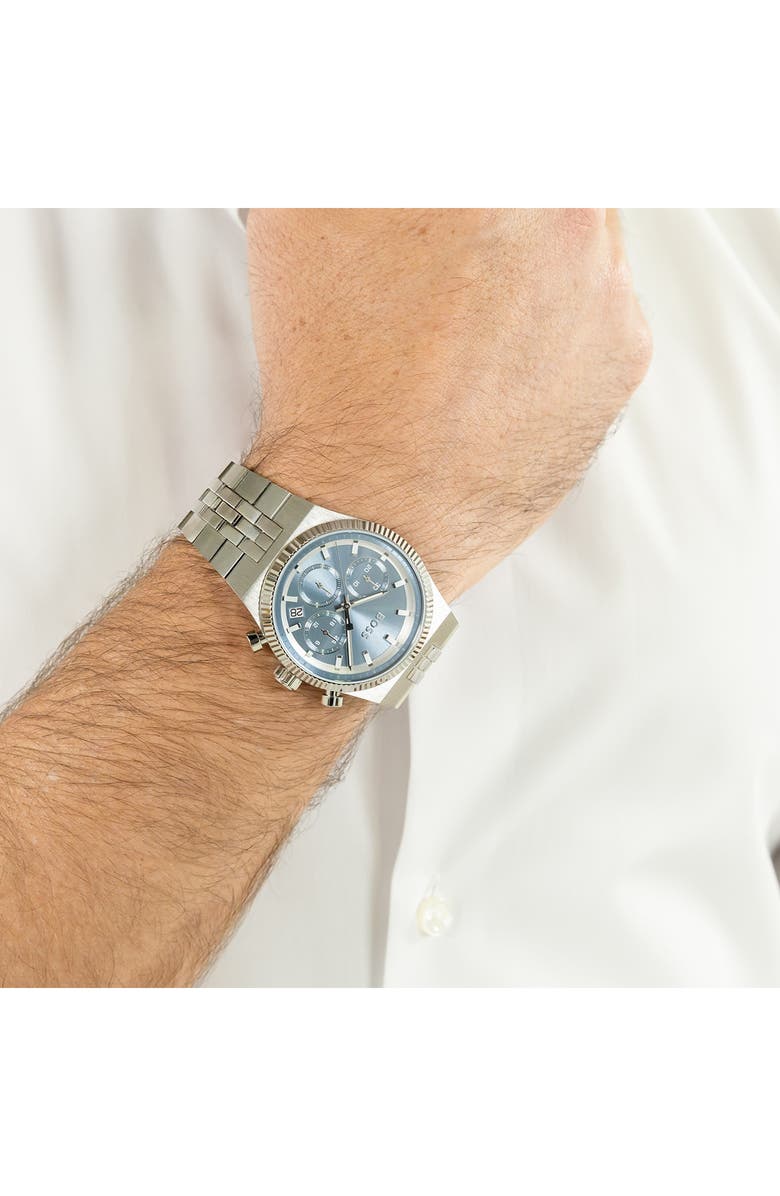 BOSS Candor Prime Chronograph Bracelet Watch, 41mm, Alternate, color, 