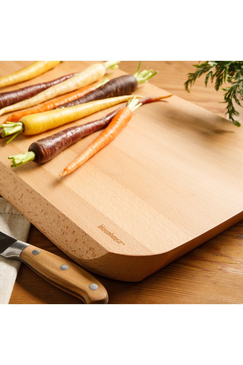 Lake Como Italian Beech Wood Cutting Board, Natural, Alternate, color, Natural Wood