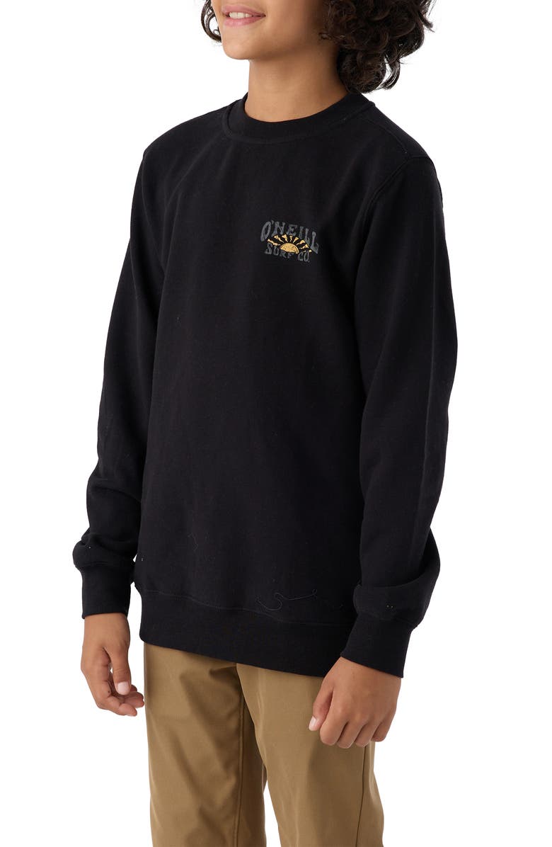 O'Neill Kids' Fifty Two Long Sleeve Graphic Sweatshirt, Alternate, color, 