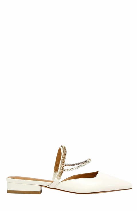 On The Go Leather Flat