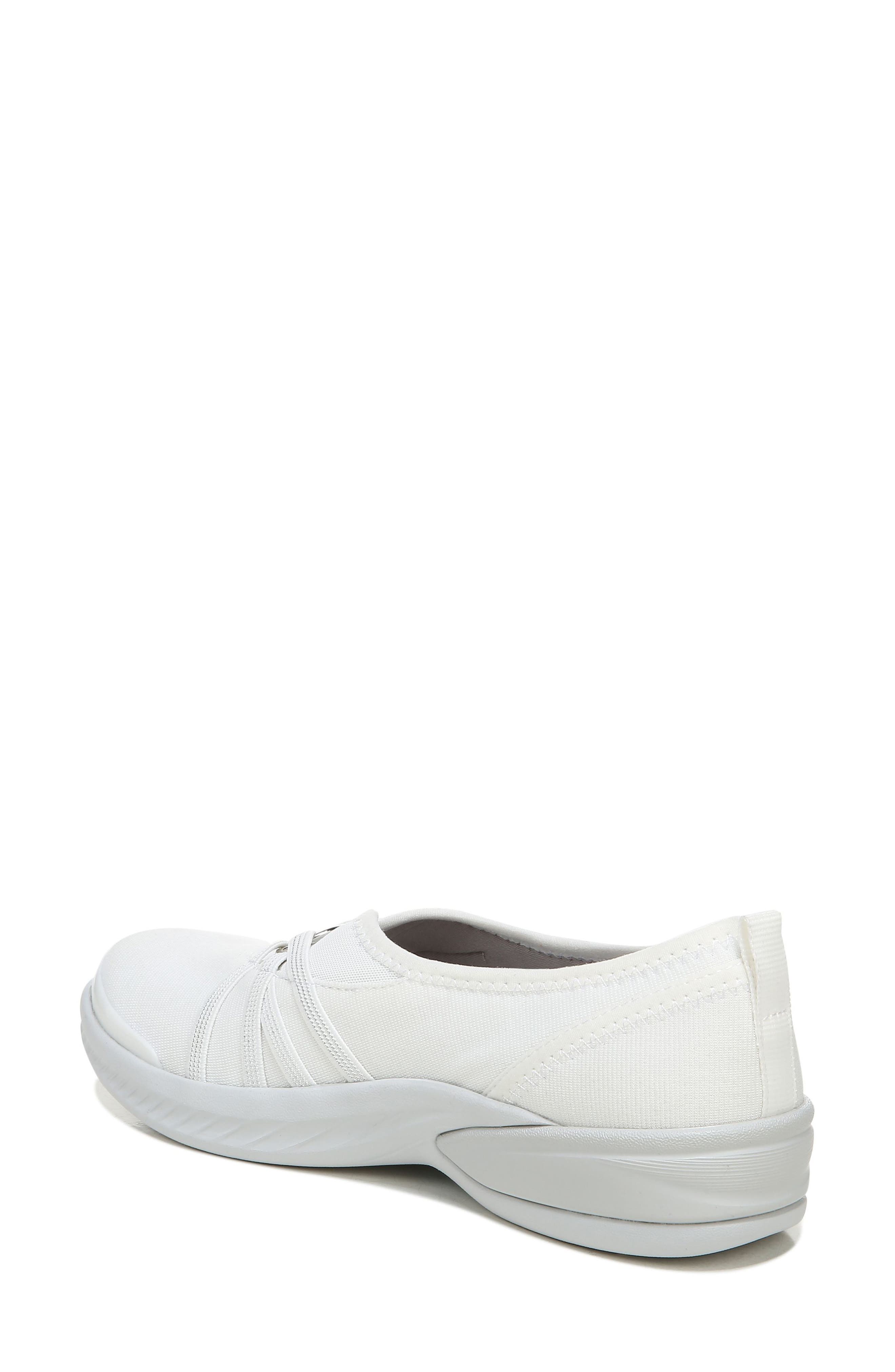 LifeStride Niche Slip-On Shoe, Alternate, color, Bright White Ribbed Sparkle