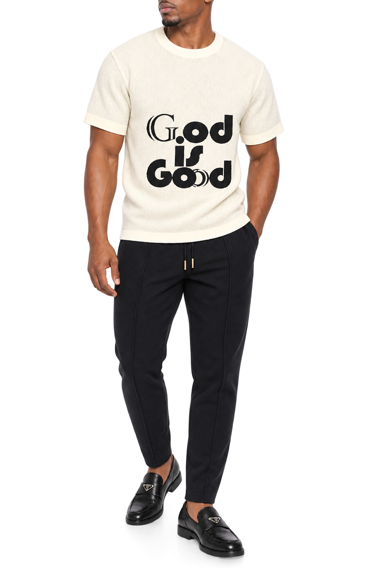 God Is Good Sweater, Alternate, color, cream