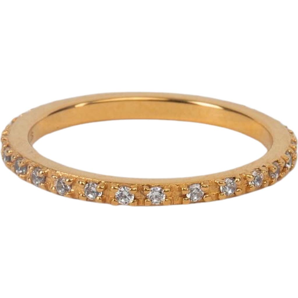 Gwen Beloti CZ Eternity Gold Band Ring  product