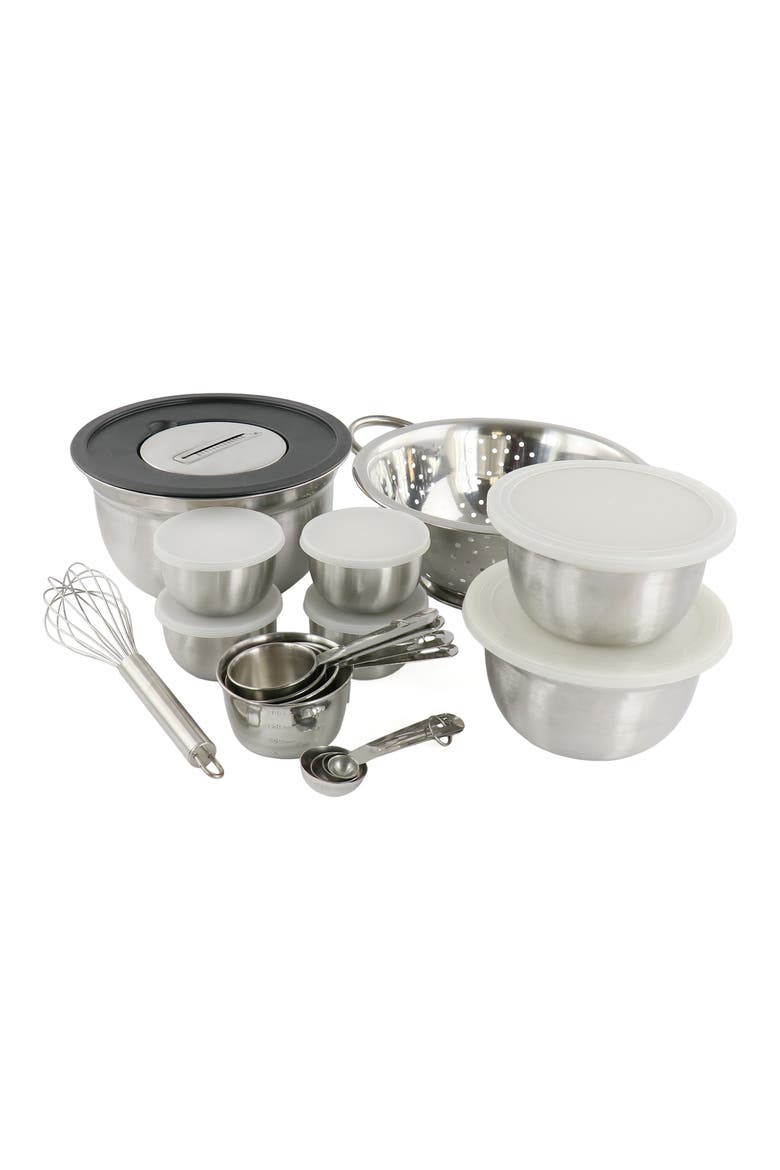 Tobias 27 Piece All-In-One Cooking Tool Set - Ideal For Prepping, Main, color, Silver