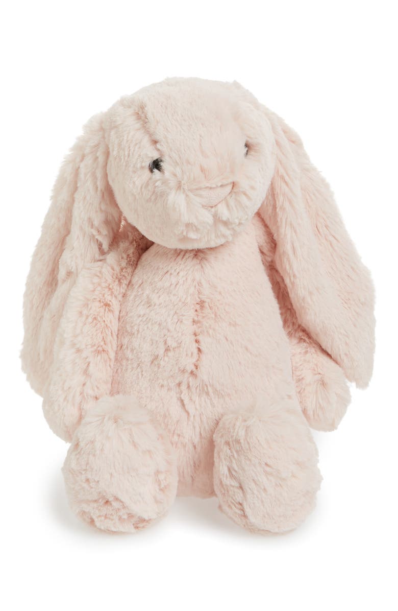 Jellycat Medium Bashful Bunny Stuffed Animal, Main, color, Blush