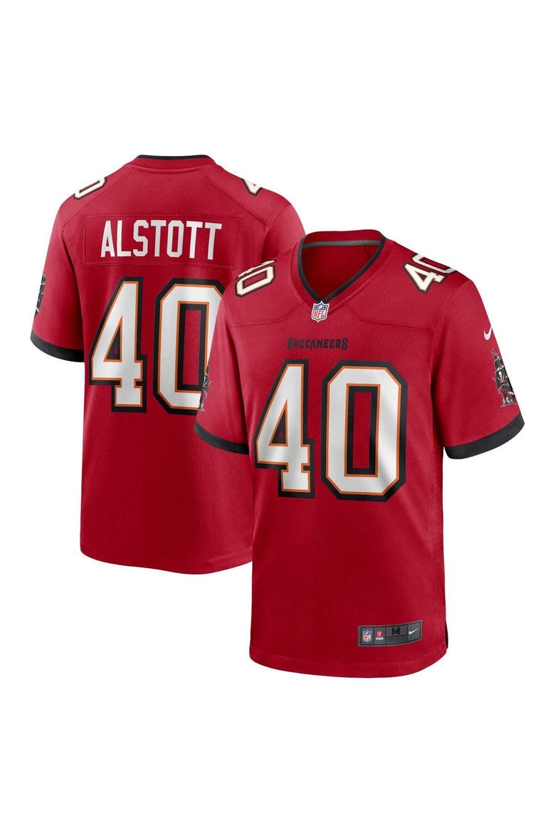 Men's Nike Mike Alstott Red Tampa Bay Buccaneers Retired Player Game Jersey, Alternate, color, Red