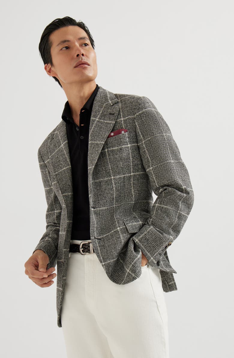 Brunello Cucinelli Piqué polo shirt, Alternate, color, Black