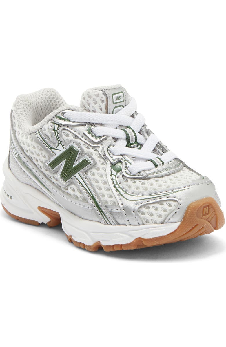 New Balance Kids' 740 Sneaker, Main, color, Silver/ Dark Alpine Green