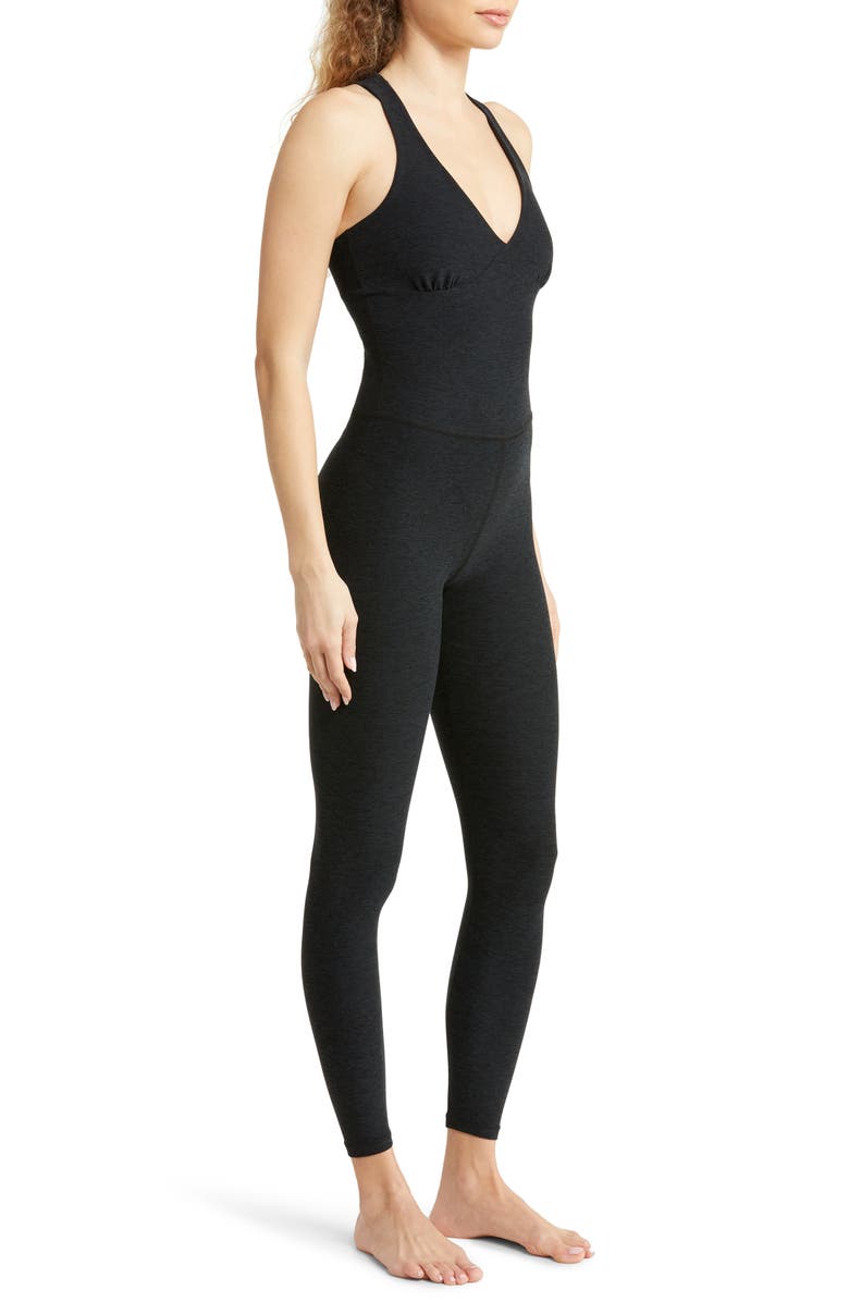 Beyond Yoga Daring Space Dye Jumpsuit, Alternate, color, Darkest Night