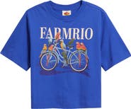 FARM Rio Bike Birds Graphic Boxy T-Shirt