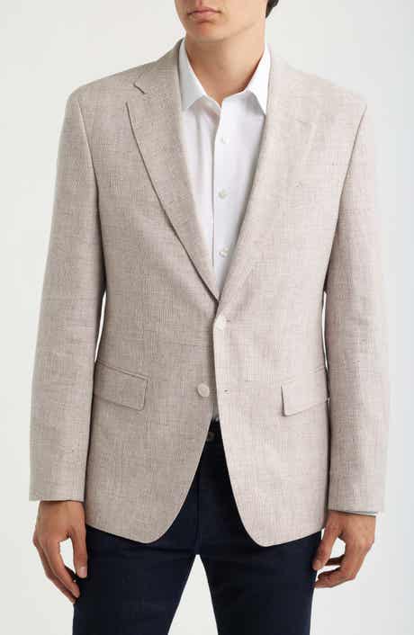 Hutson Slim Fit Linen & Cotton Blend Sport Coat