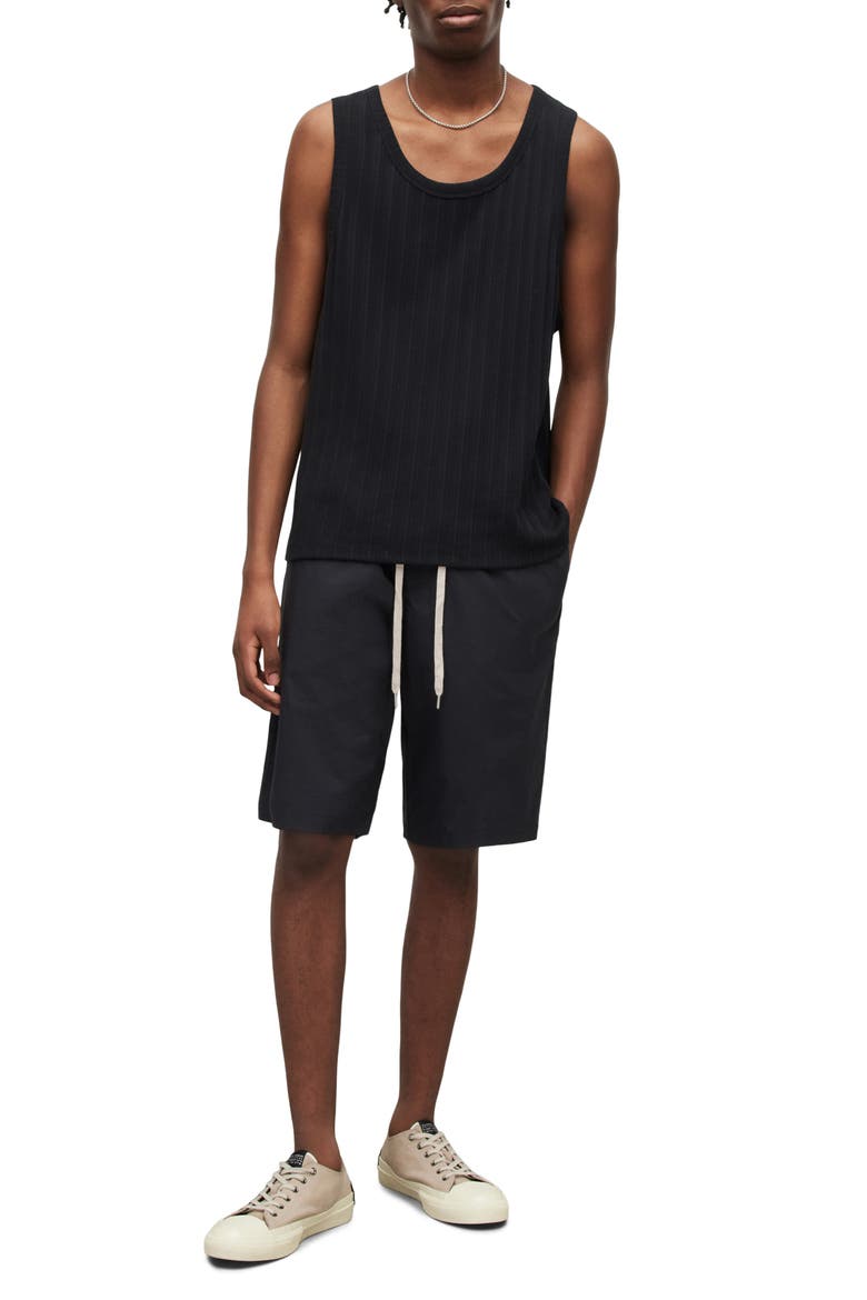 Madison Pointelle Knit Tank, Alternate, color, JET BLACK