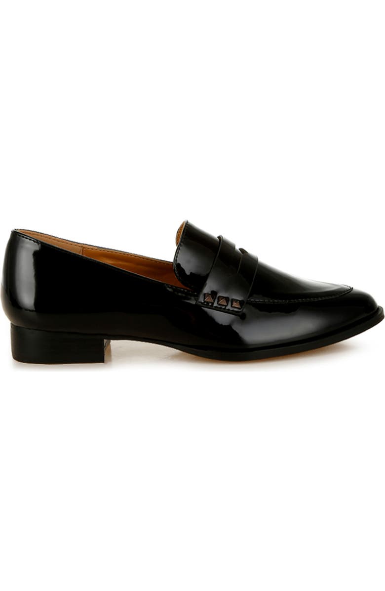 Rag & Co Noshiya Penny Loafer, Alternate, color, Black