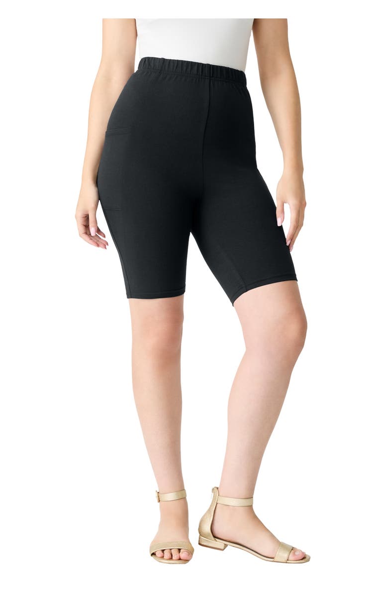 Roaman's Side-Pocket Bike Short, Main, color, Black
