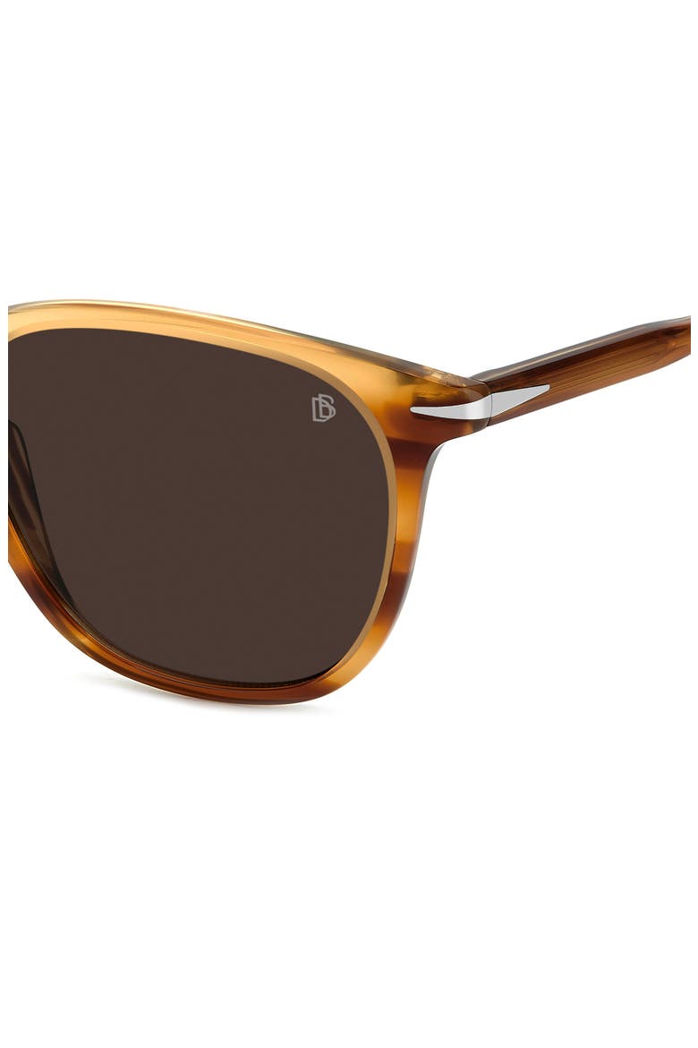 51mm Rectangular Sunglasses, Alternate, color, BROWN HORN/ BROWN