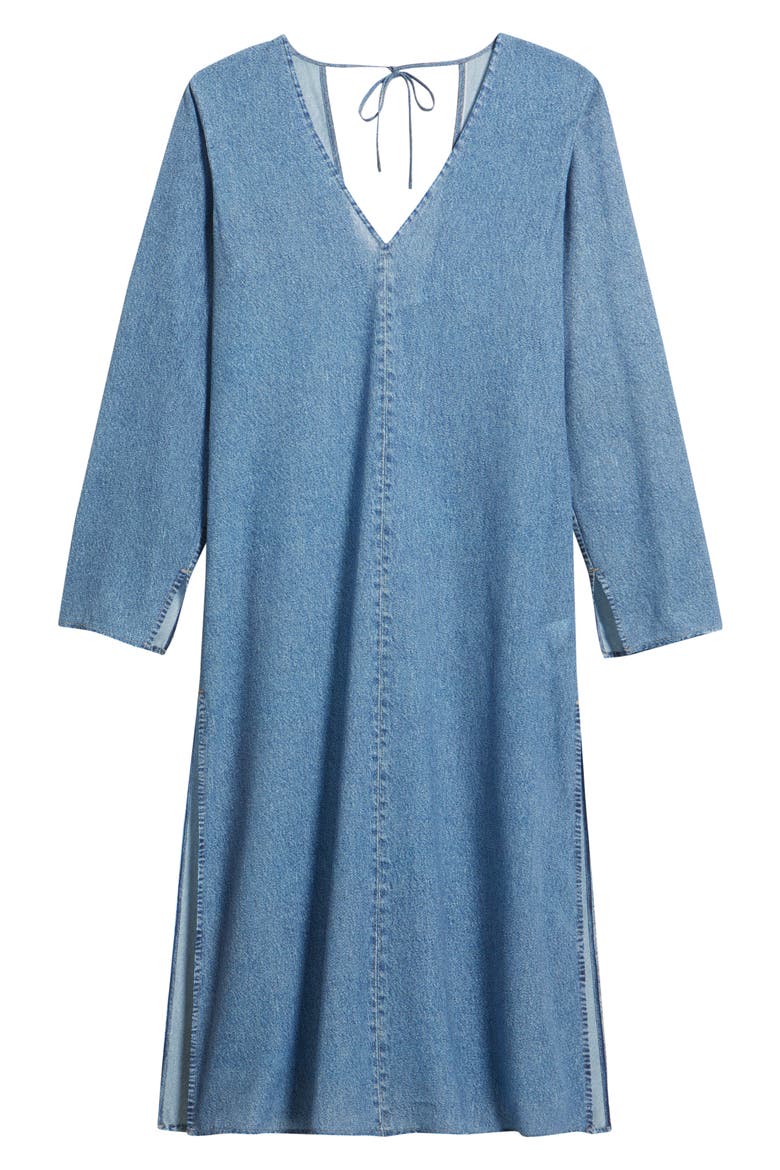 rb Miramar Crinkle Long Sleeve Cover-Up Dress, Alternate, color, MINET