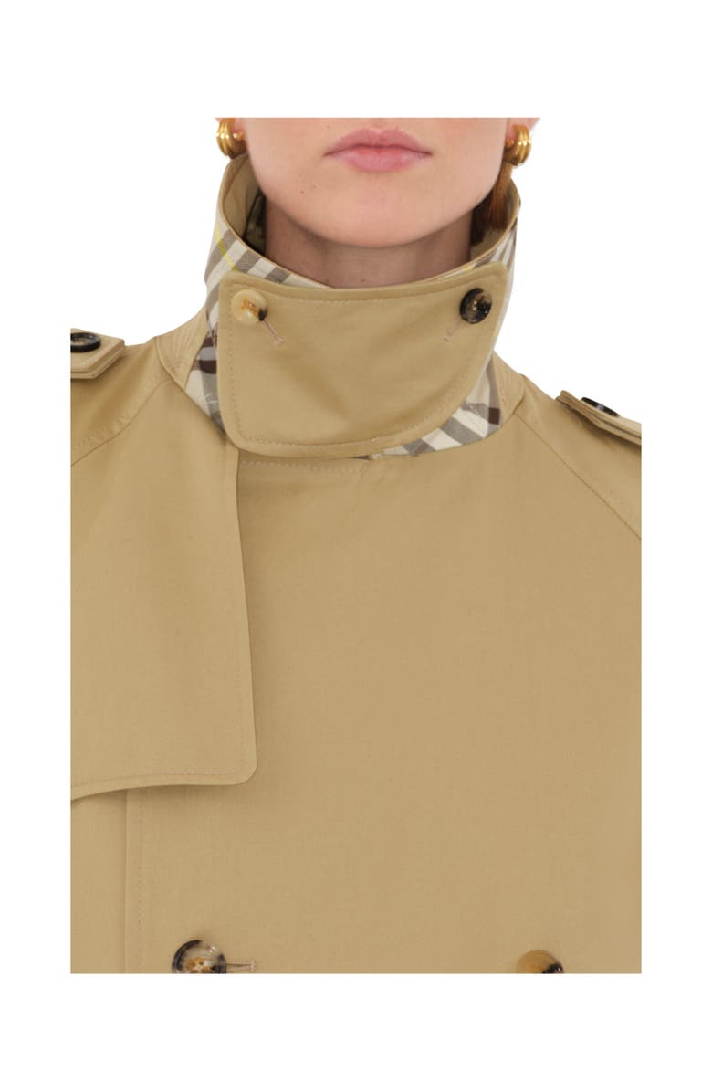 Burberry Long Castleford Trench Coat, Alternate, color, Beige