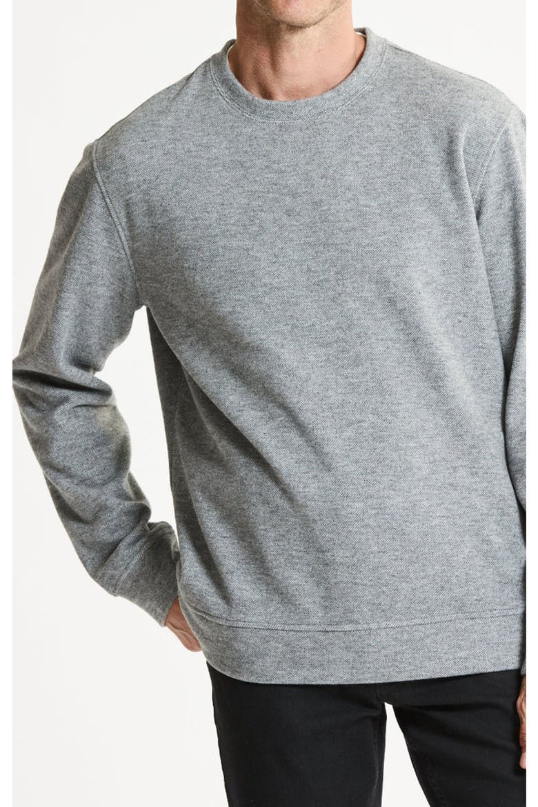 Wool Blend Knit Crewneck, Alternate, color, GREY