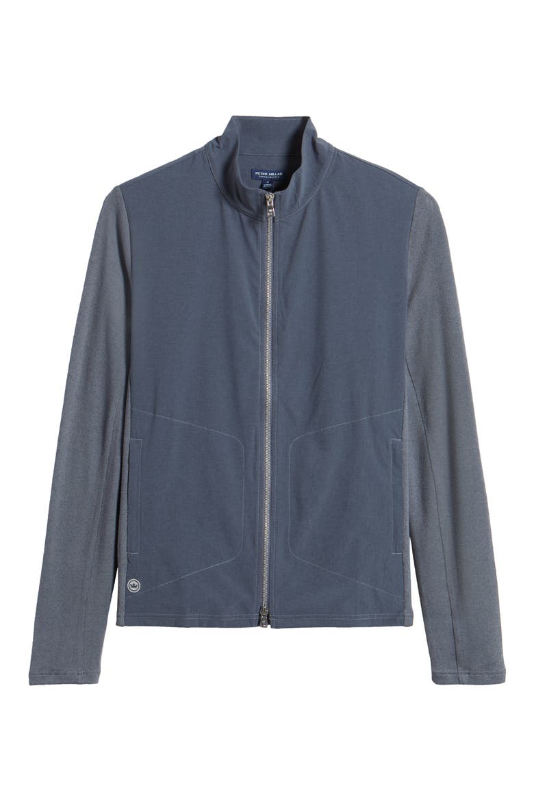 Solstice Wind Resistant Zip Jacket, Alternate, color, STEEL