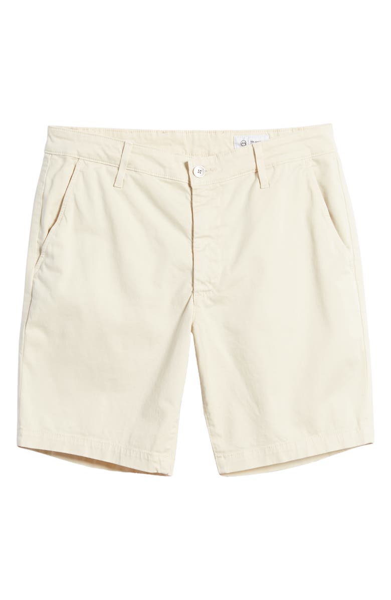 AG Wanderer 8.5-Inch Stretch Cotton Chino Shorts, Alternate, color, White Cream