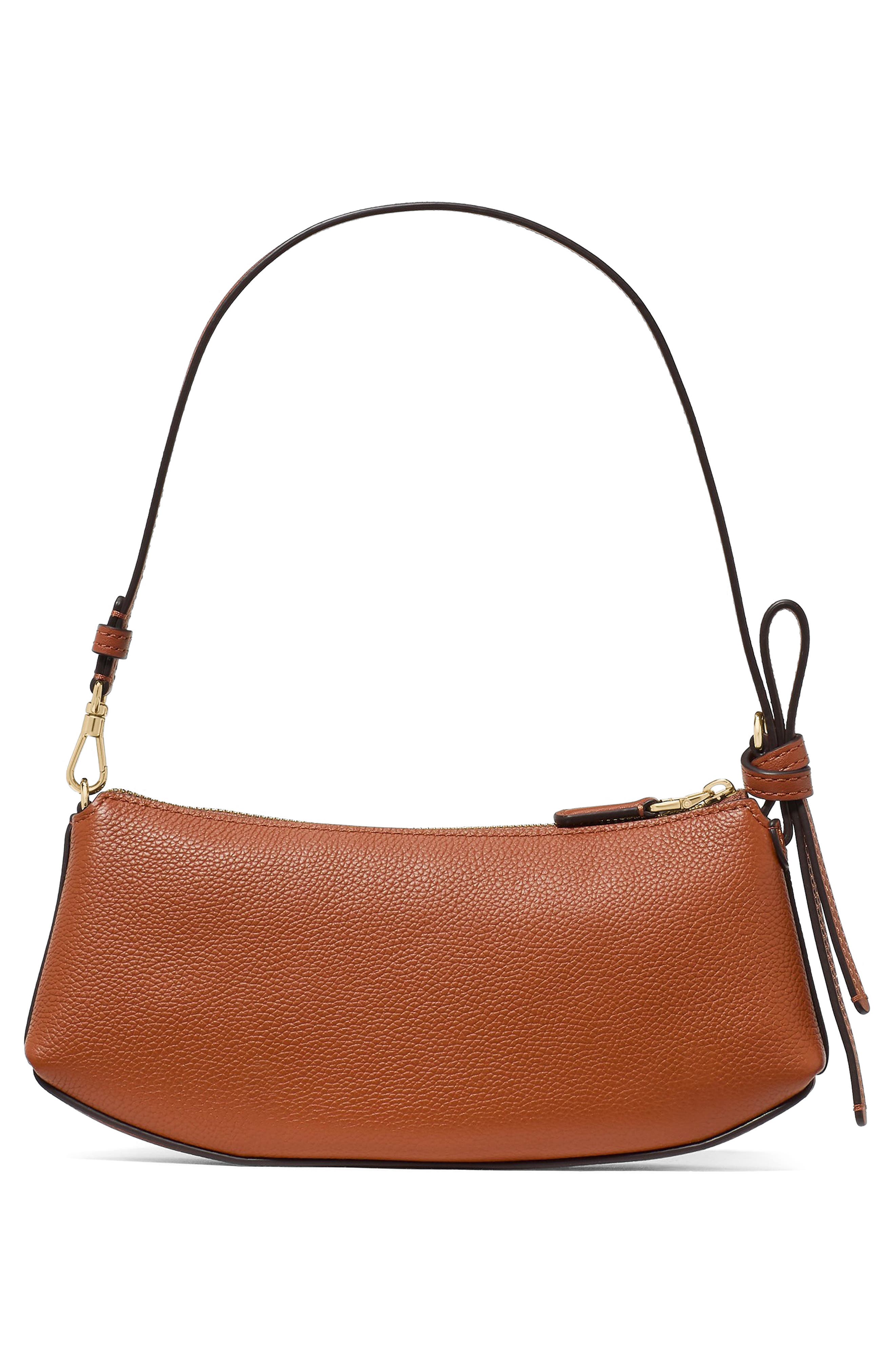 loop pebble leather shoulder bag, Alternate, color, SOUTHWEST DESERT