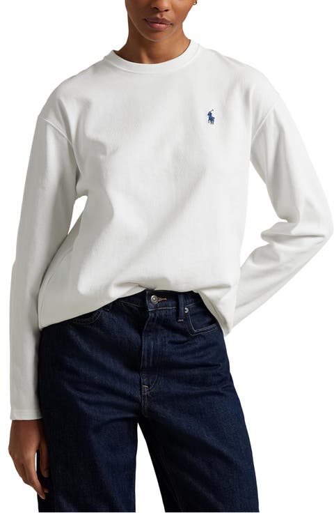 Long Sleeve Cotton Jersey T-Shirt