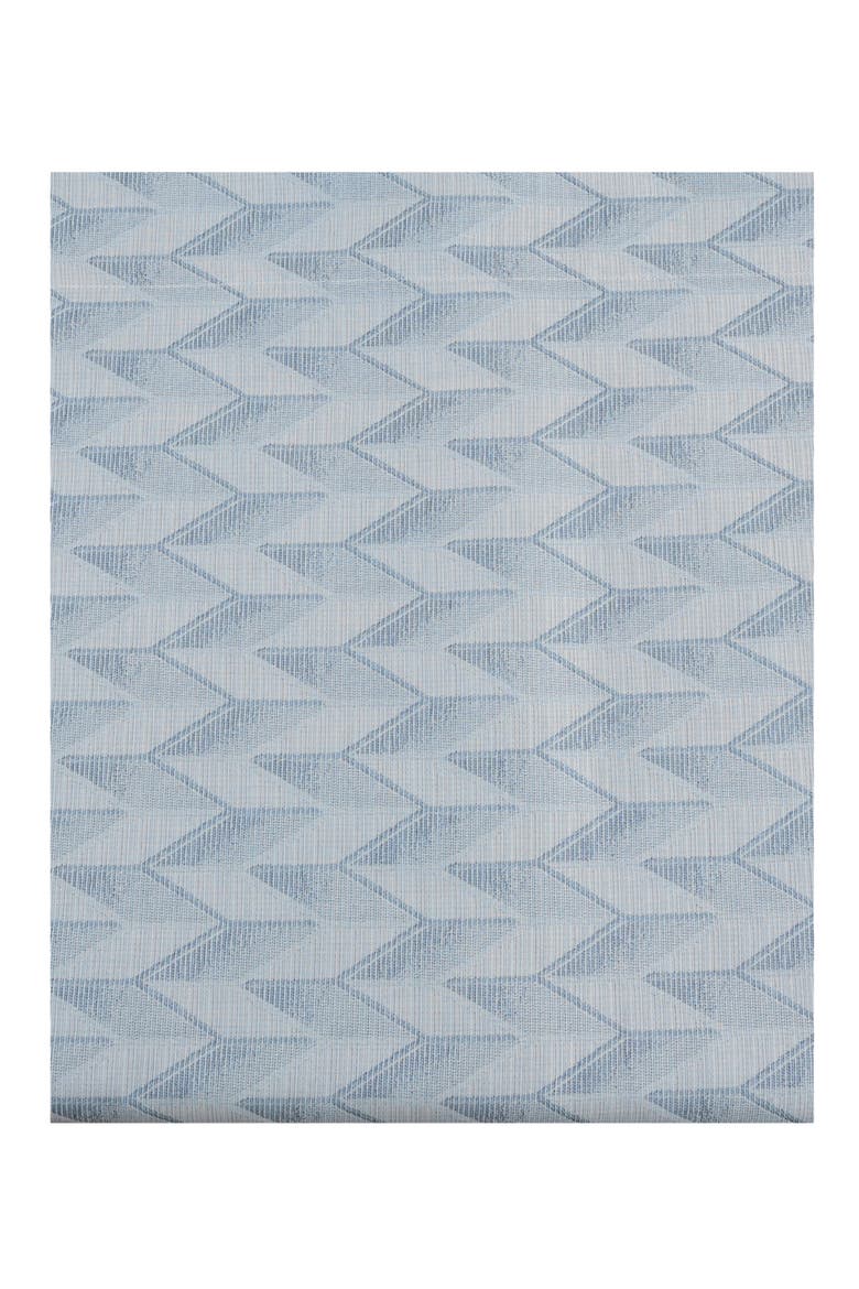 Sestriere Cotton Flat Sheet, Alternate, color, AZURE BLUE