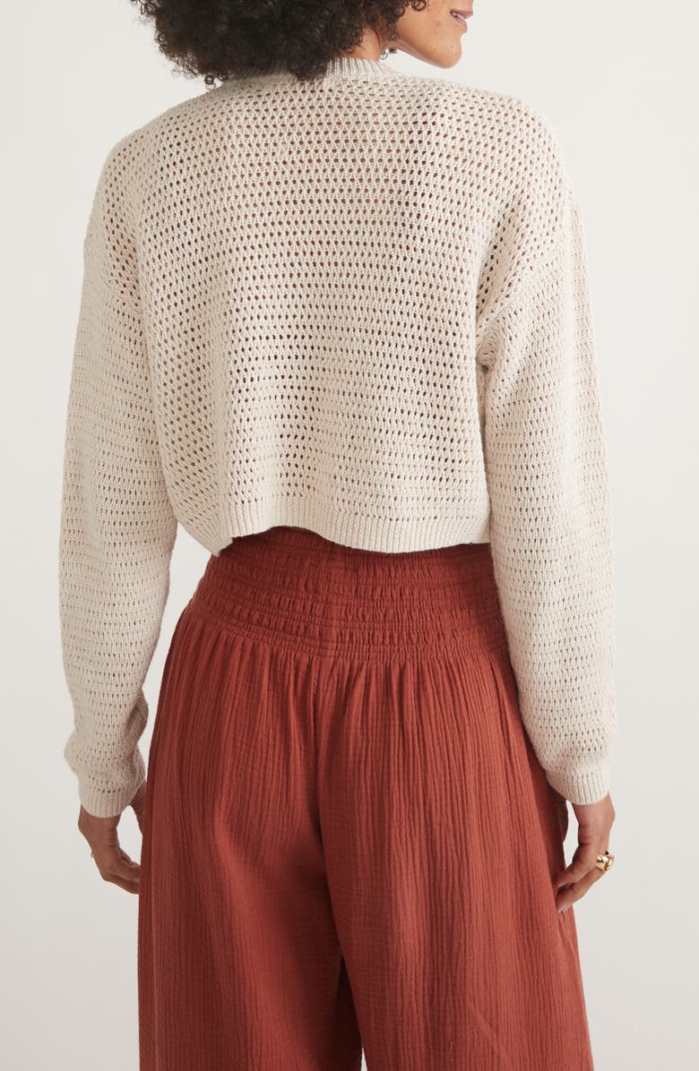 Marine Layer Anacapa Open Stitch Open Front Cardigan, Alternate, color, 