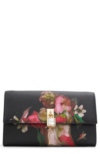 Ted Baker London Cyra Metallic Leather Crossbody Bag