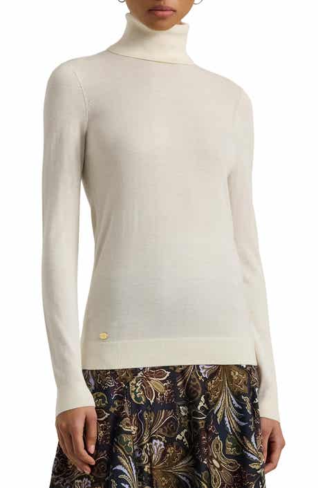 Lauren Ralph Lauren Ribbed Turtleneck Sweater