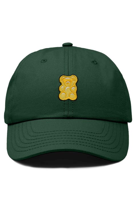 Yellow Gummy Embroidered Dad Cap