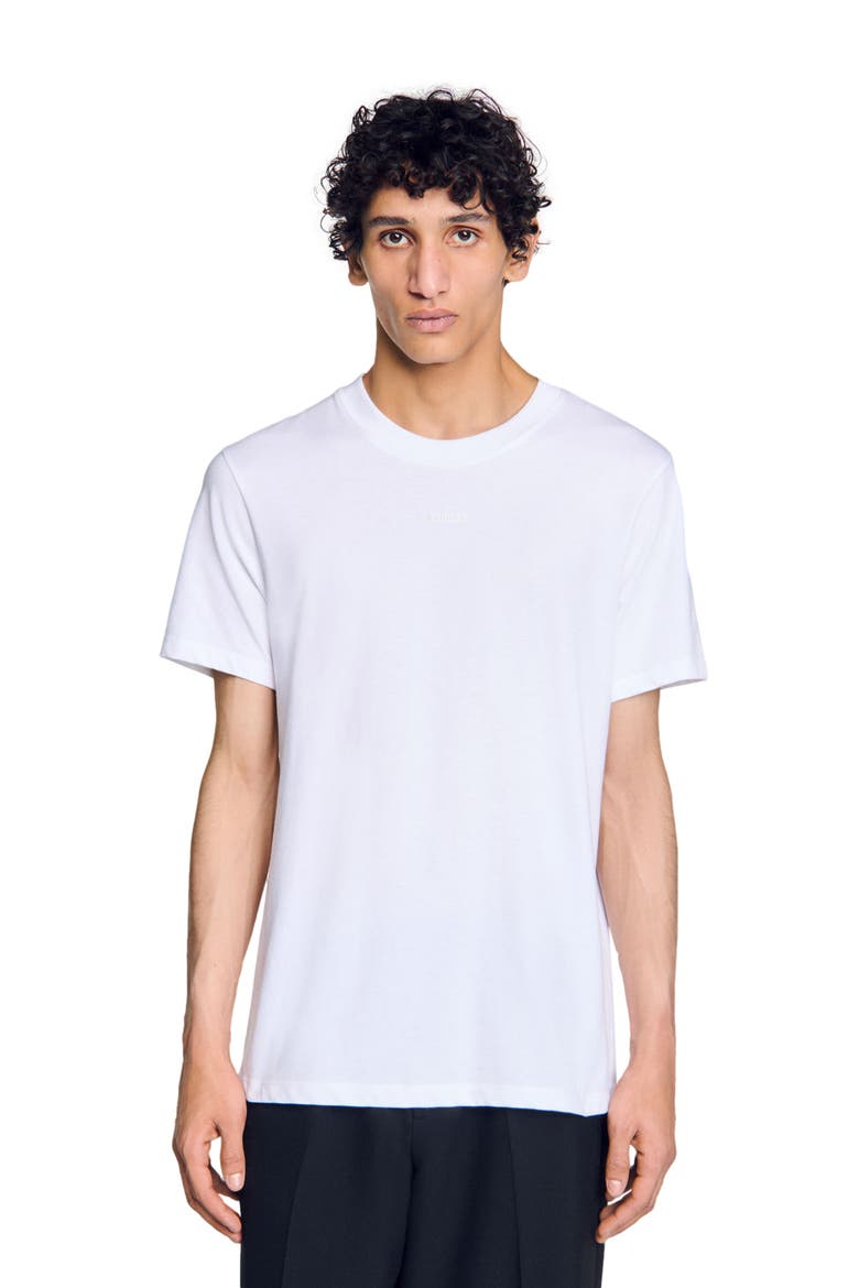 Cotton T-shirt, Main, color, White