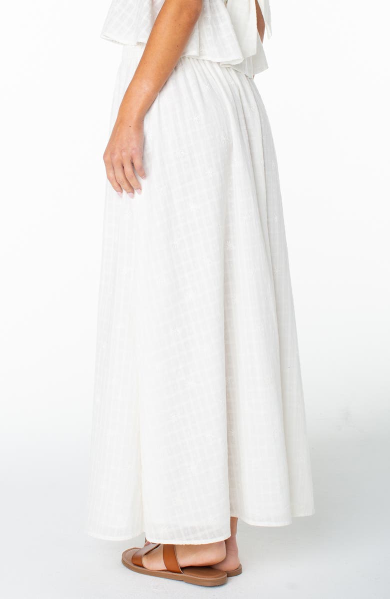 Roxy Sophie Cotton Maxi Skirt, Alternate, color, Coconut Milk