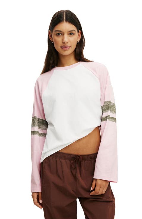Women's Active Graphic Raglan Tee