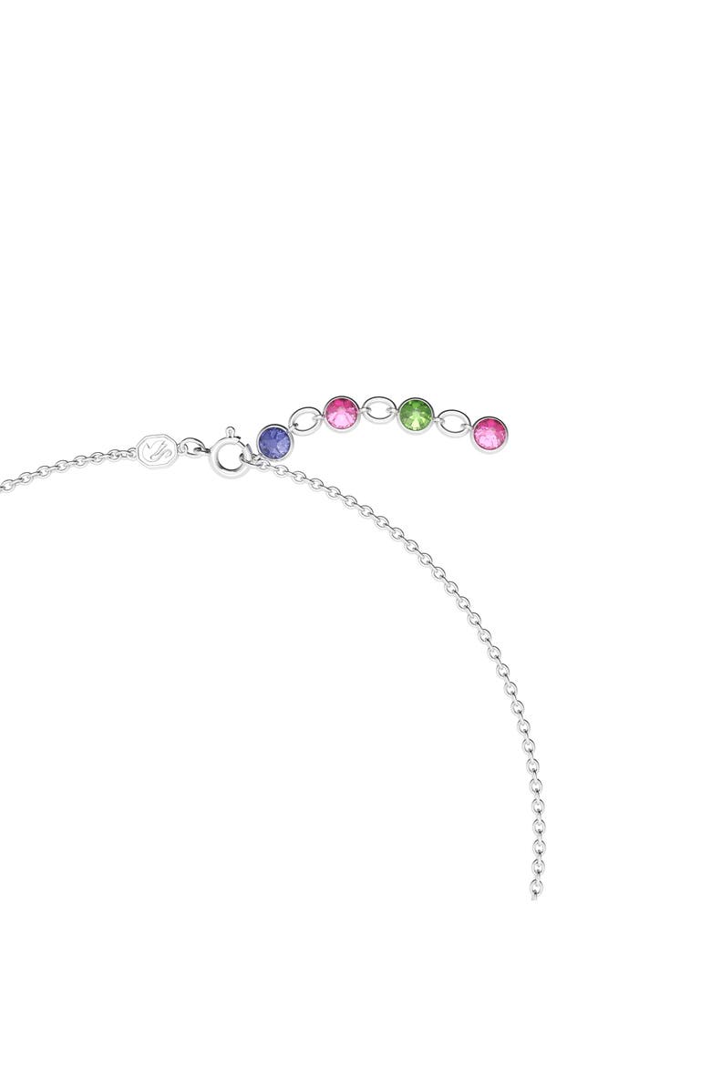 Swarovski Gema Frontal Necklace, Alternate, color, Pink