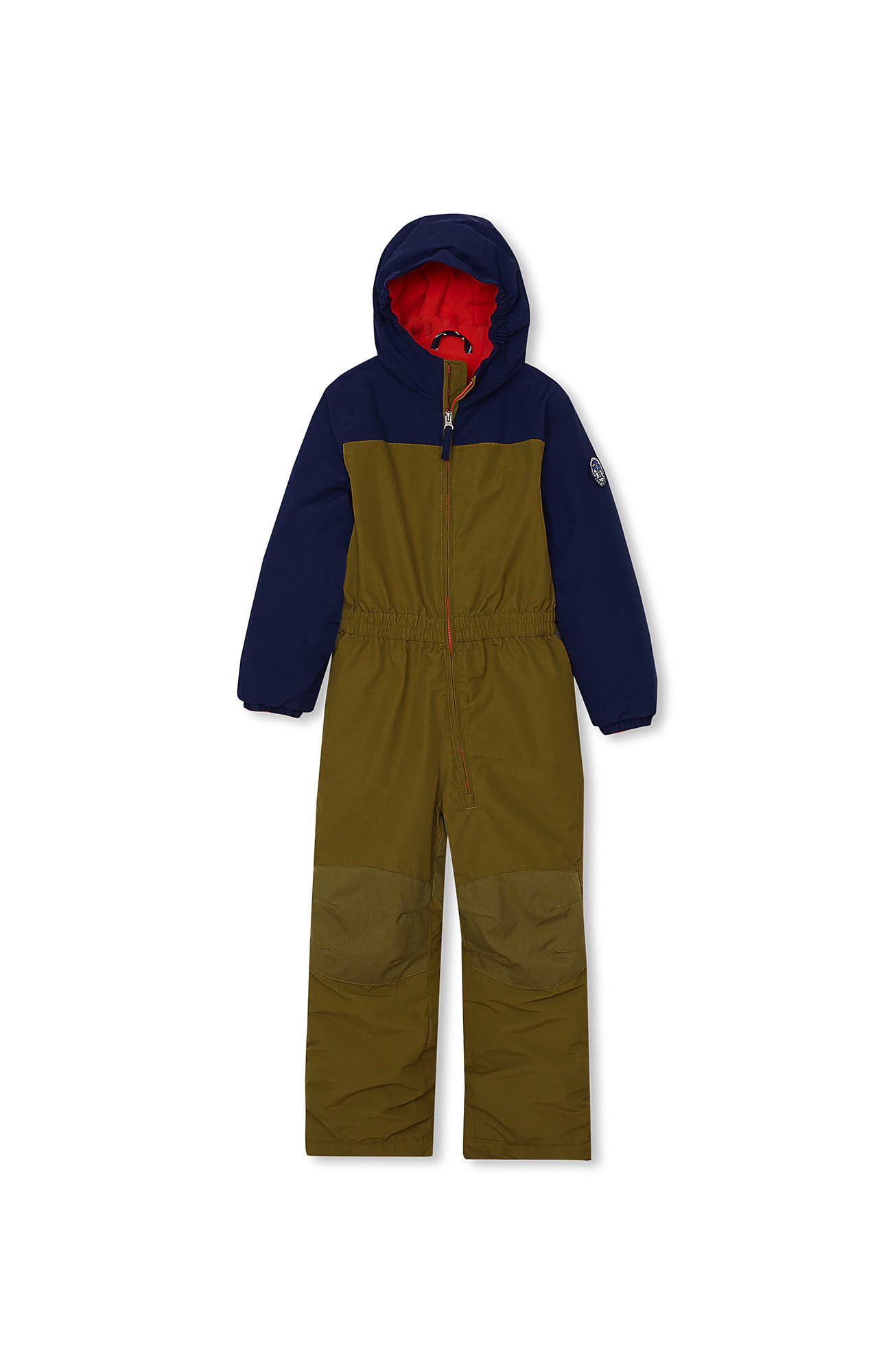 Avocado/Navy/Bright Orange