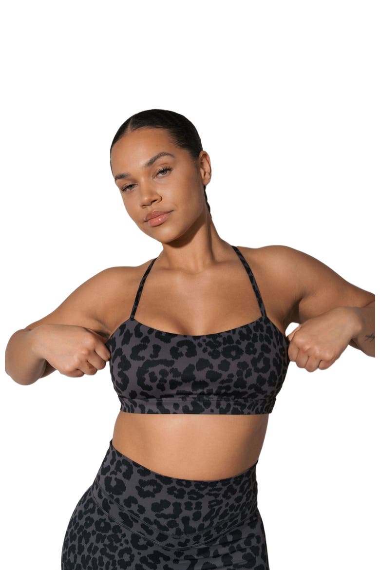 Pulse Mini Bra, Main, color, King Cheetah Midnight