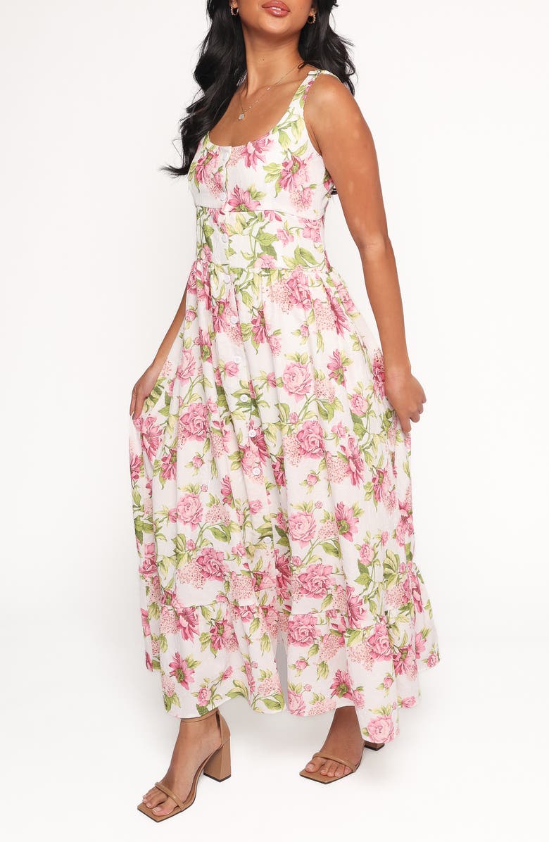 Petal & Pup Tullia Floral Maxi Dress, Alternate, color, Pink Floral