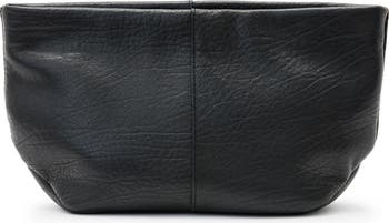 Hex Grained Leather East/West Pouch