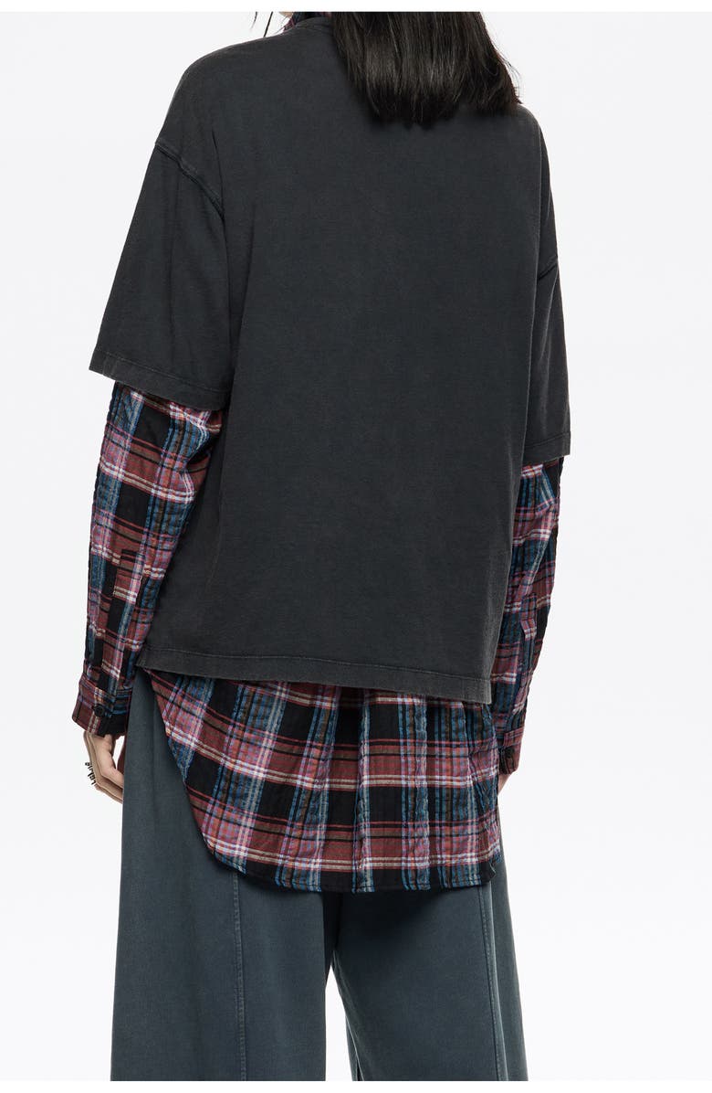 Bimba y Lola Graphic Logo T-Shirt, Alternate, color, Washed Black Wolves