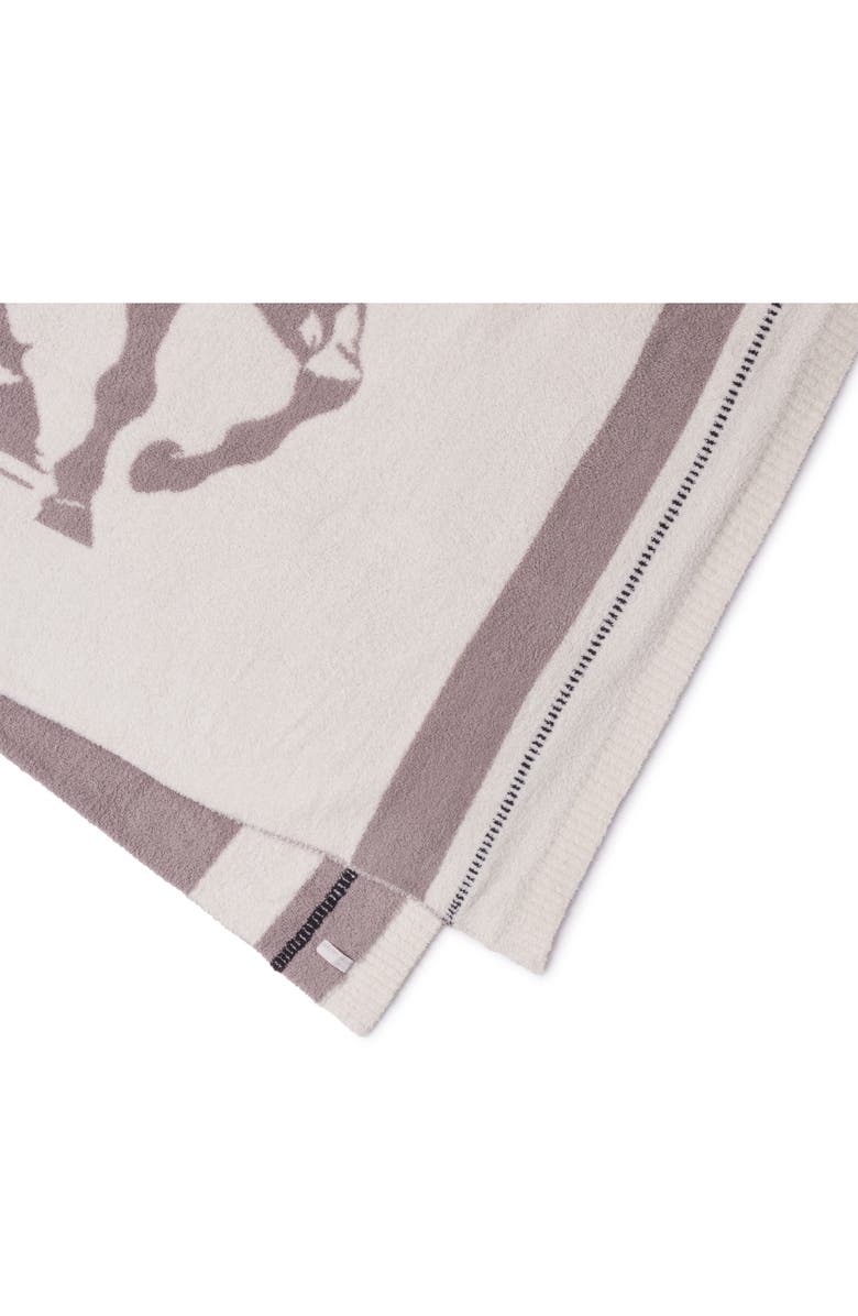 Barefoot Dreams<sup>®</sup> CozyChic<sup>®</sup> Stallion Jacquard Throw Blanket, Alternate, color, 