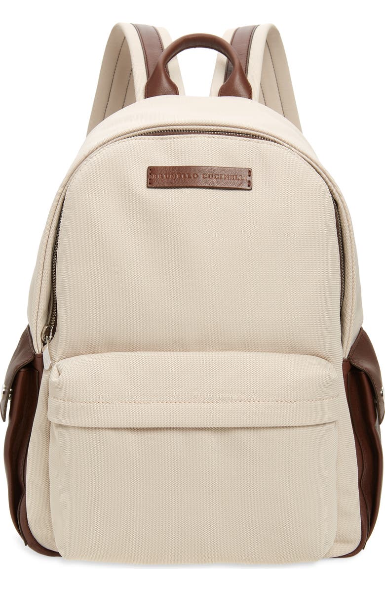Brunello Cucinelli Nylon Backpack, Main, color,
