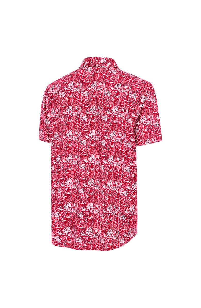 ANTIGUA Men's Antigua Red Cincinnati Reds Resort Button-Up Shirt, Alternate, color, Red