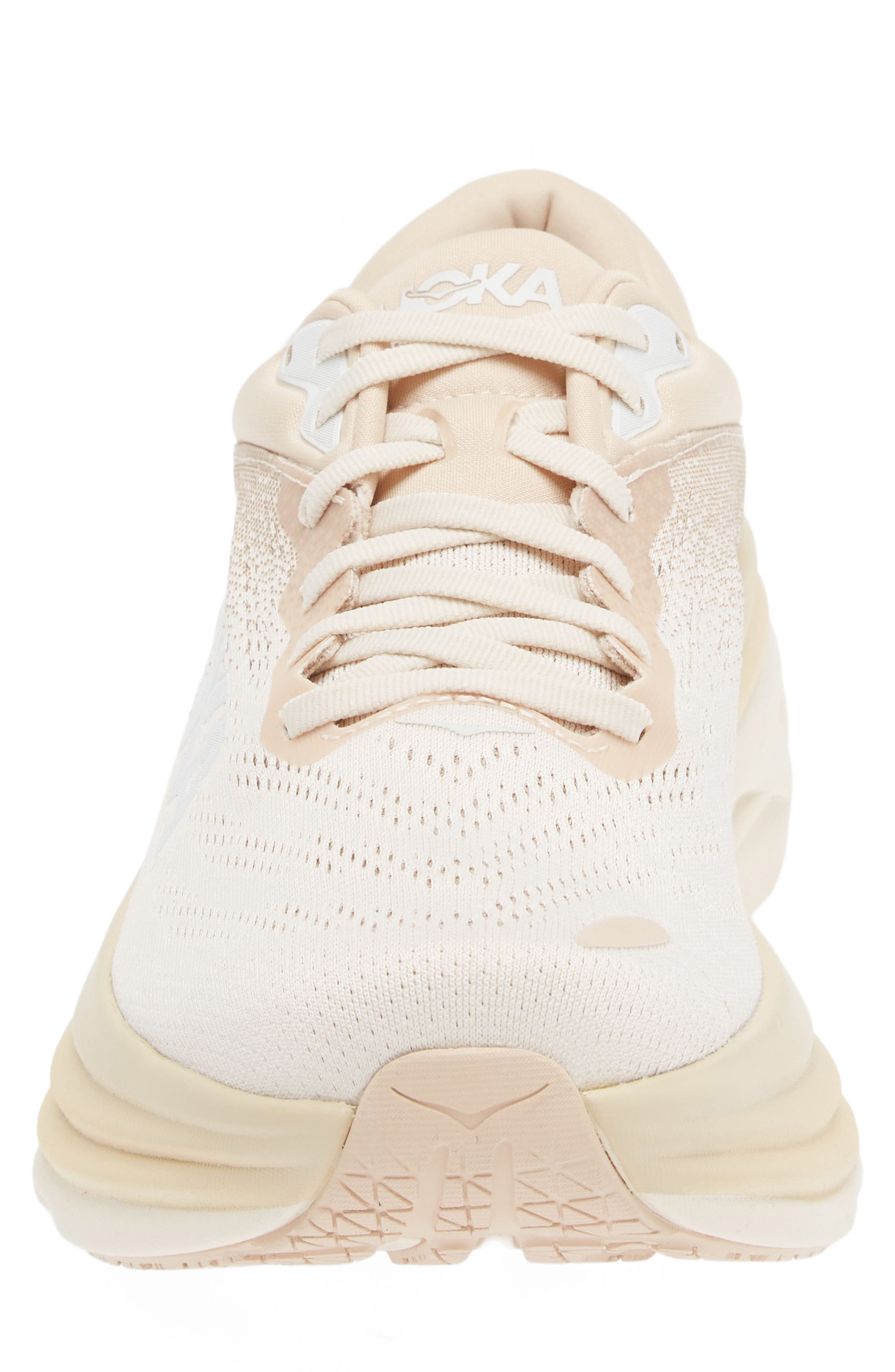HOKA Bondi 8 Running Shoe, Alternate, color, Shifting Sand / Eggnog