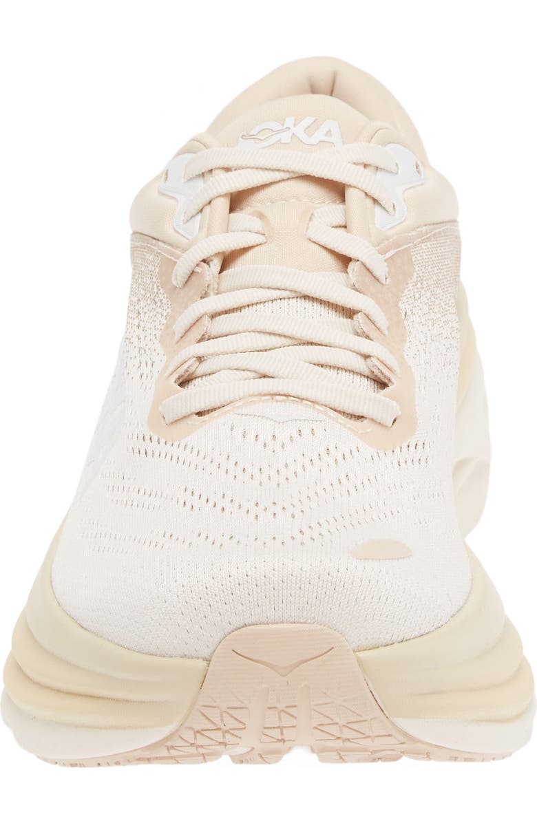 HOKA Bondi 8 Running Shoe, Alternate, color, Shifting Sand / Eggnog