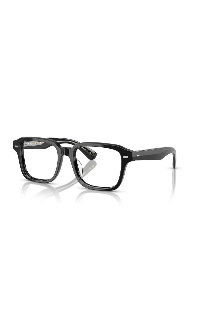 Oliver Peoples 51mm Rectangle optical glasses, Main, color, Black
