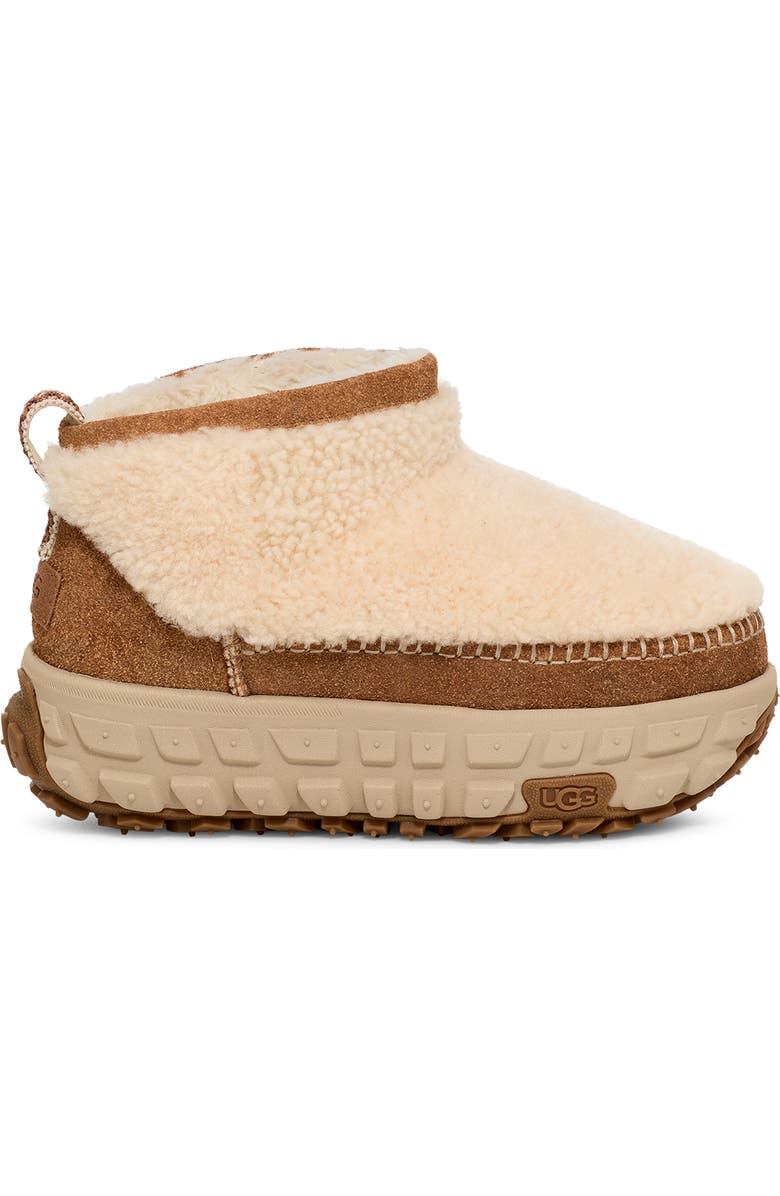 UGG<sup>®</sup> Venture Daze Ultra Mini Genuine Shearling Platform Bootie, Alternate, color, Nat