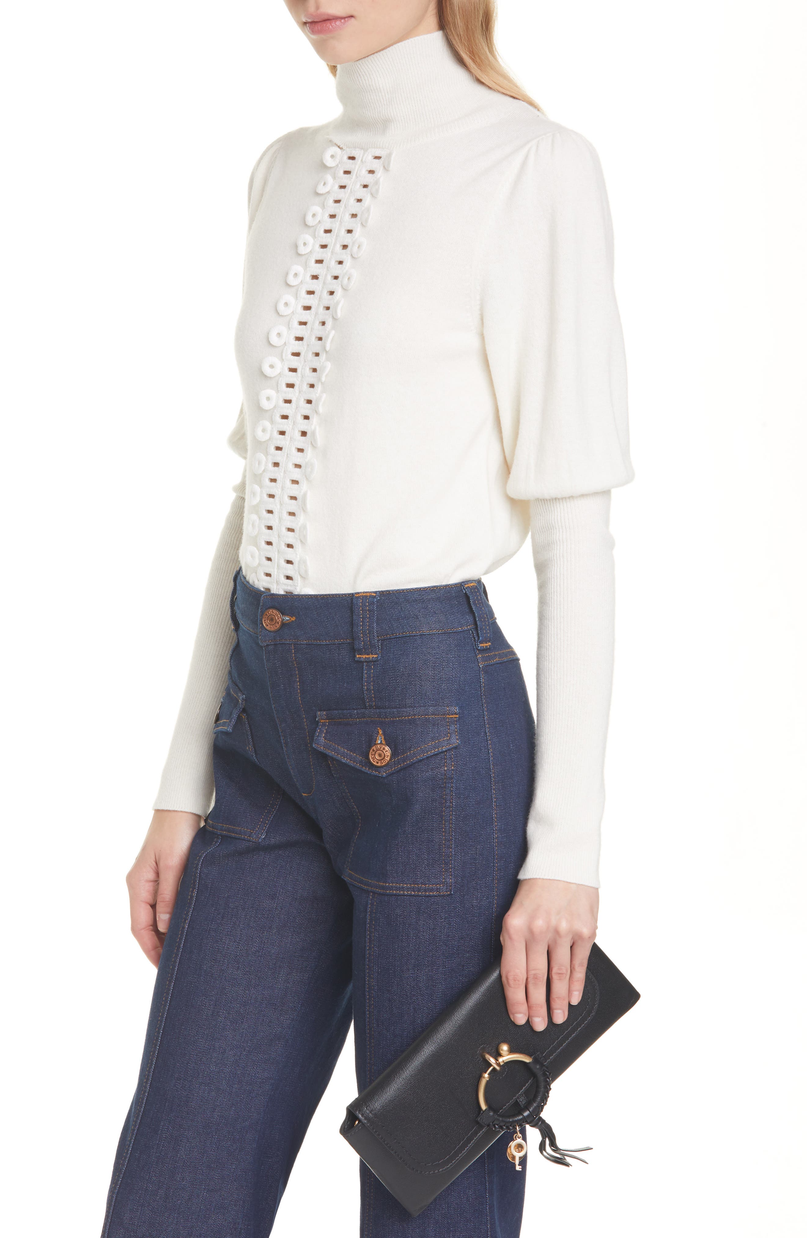 See by Chloé Joan Leather Shoulder Bag, Alternate, color, 