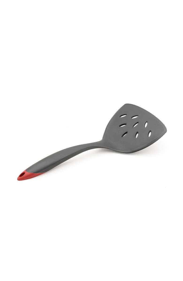 CUISIPRO Fiberglass 11.25-Inch Wide Perforated Turner, Alternate, color, Black