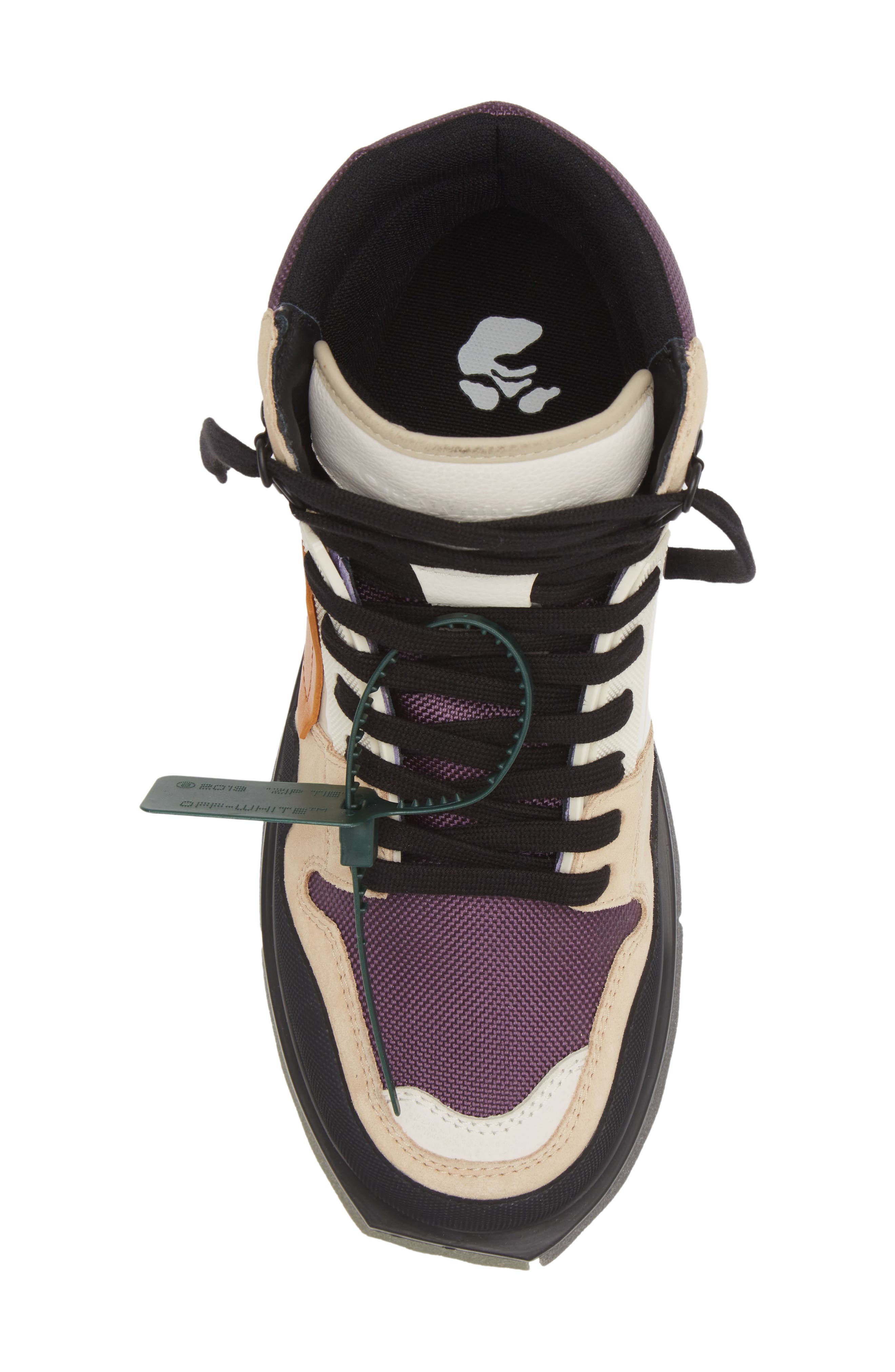 Off-White Sponge Sole Hiking Boot, Alternate, color, 